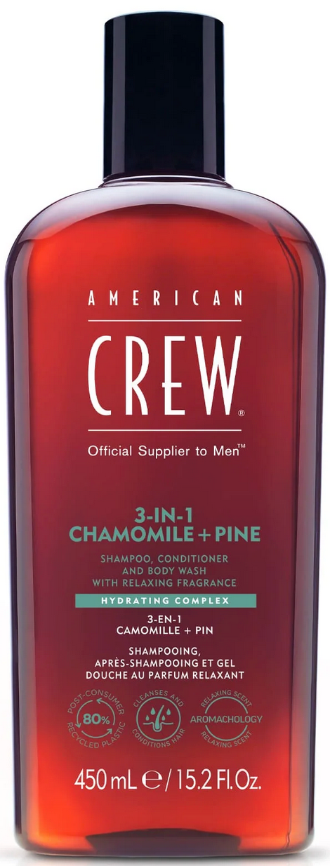 American Crew 3 in 1 Relaxing ( Chamomile + Pine) 450ml