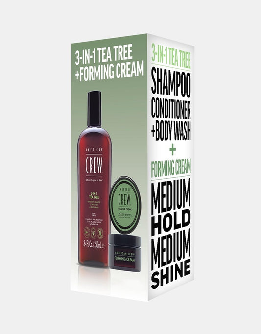 American Crew 3 in 1 Tea Tree 250ml + Forming Cream 50g